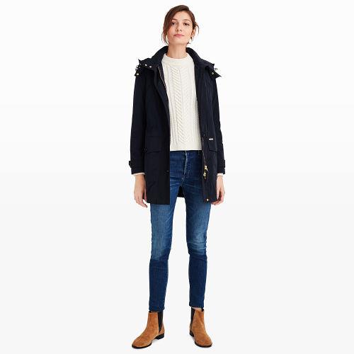 Club Monaco Color Blue Woolrich Summer Parka