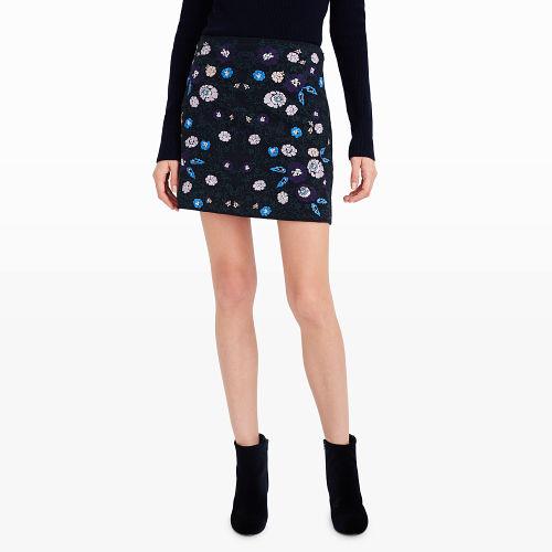 Club Monaco Kalani Embroidered Skirt