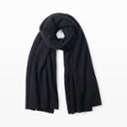Club Monaco Color Black Zyana Oversized Scarf In Size One Size