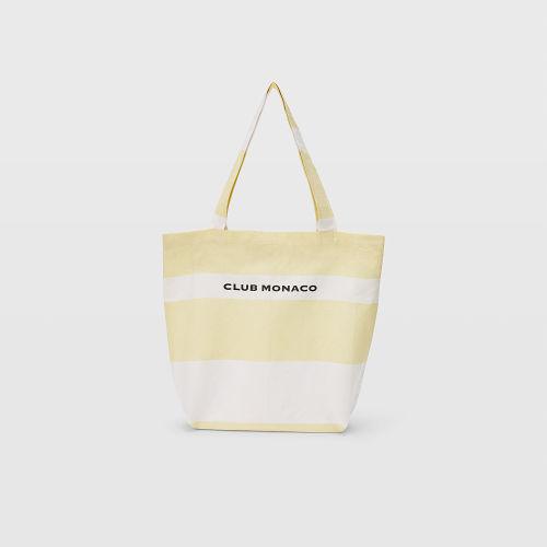 Cl Color Yellow Club Monaco Striped Tote