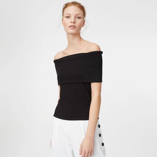 Club Monaco Color Black Kenyatta Tube Top