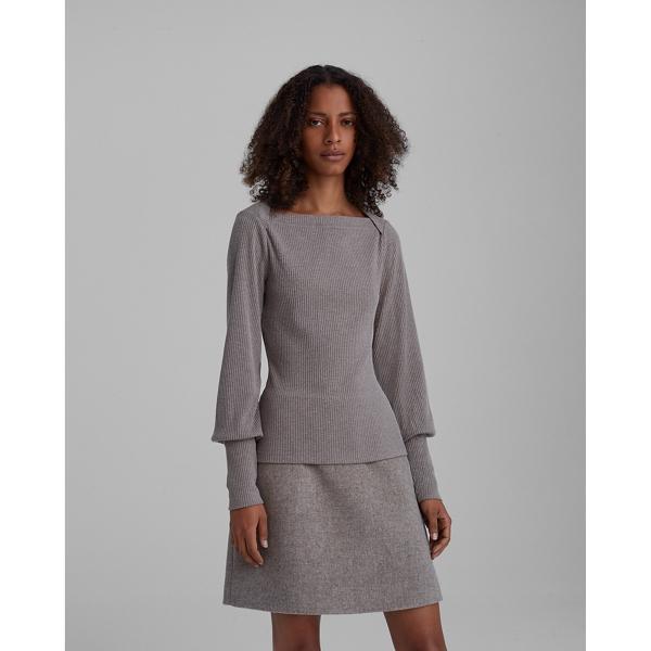 Club Monaco Gathered Sleeve Top