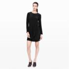 Club Monaco Color Black Paget Silk Dress In Size 0