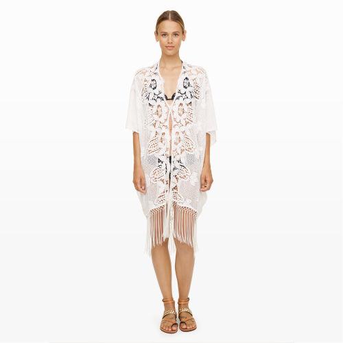 Club Monaco Color White Miguelina Jemima Lace Coverup