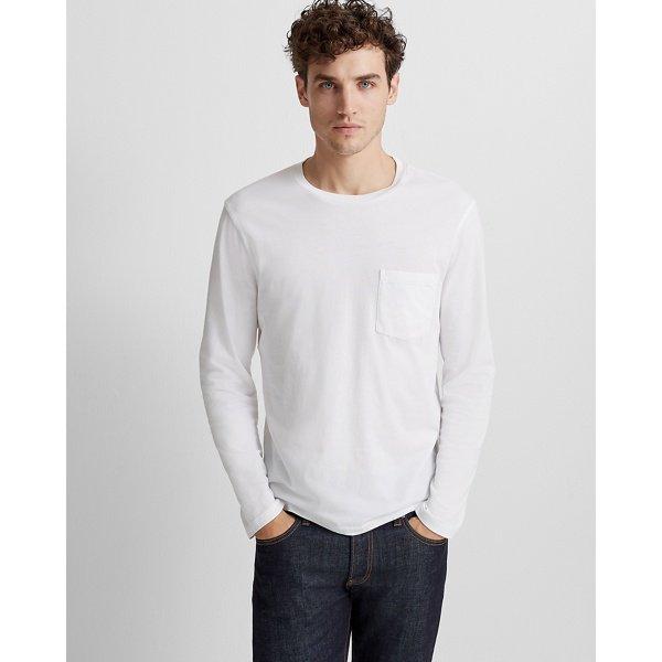 Club Monaco White Williams Long-sleeve Crew