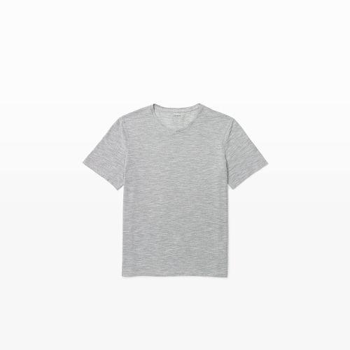 Club Monaco Color Grey Short-sleeve Melange Tee