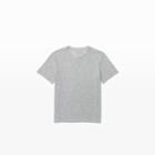 Club Monaco Color Grey Short-sleeve Melange Tee