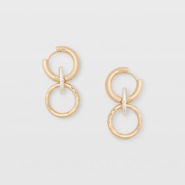 Club Monaco Mixed Link Earrings