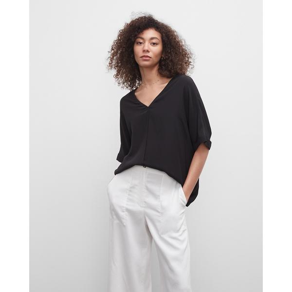 Club Monaco Relaxed Silk Shirt