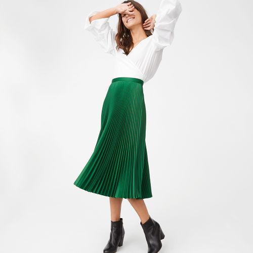 Club Monaco Color Green Annina Skirt