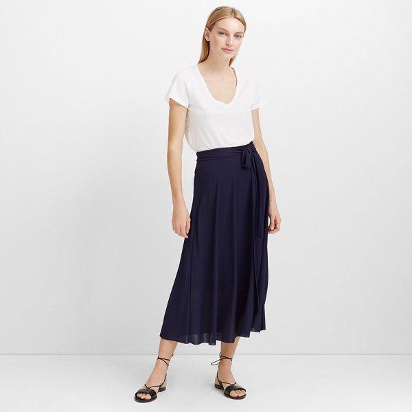 Club Monaco Navy Nataliyah Skirt