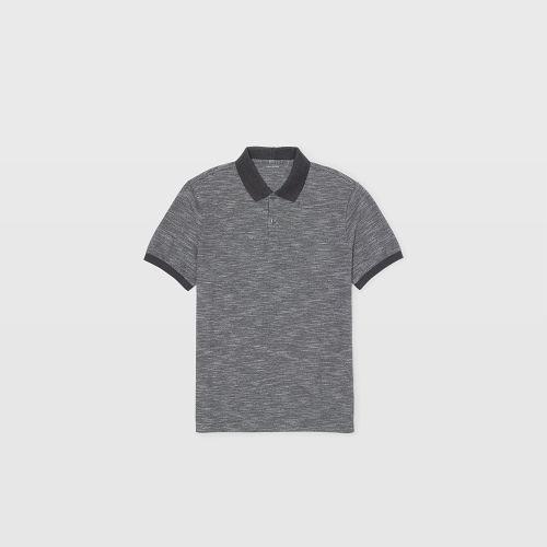 Club Monaco Color Grey Space-dyed Polo