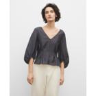 Purple Label Pitch Sleeve Blouse