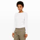 Club Monaco Color White Elizabella Pleated Sweater