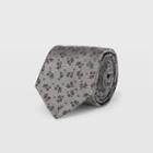 Club Monaco Color Grey Tonal Daisy Tie