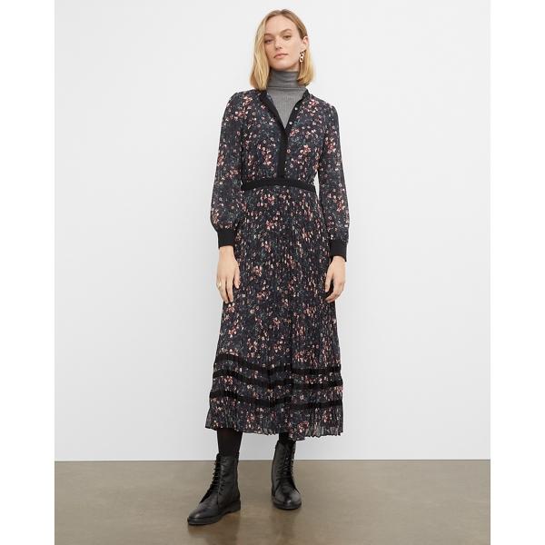 Club Monaco Pleated Shirt Dress