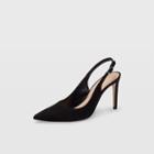 Club Monaco Color Black Reejina Suede Sling Pump