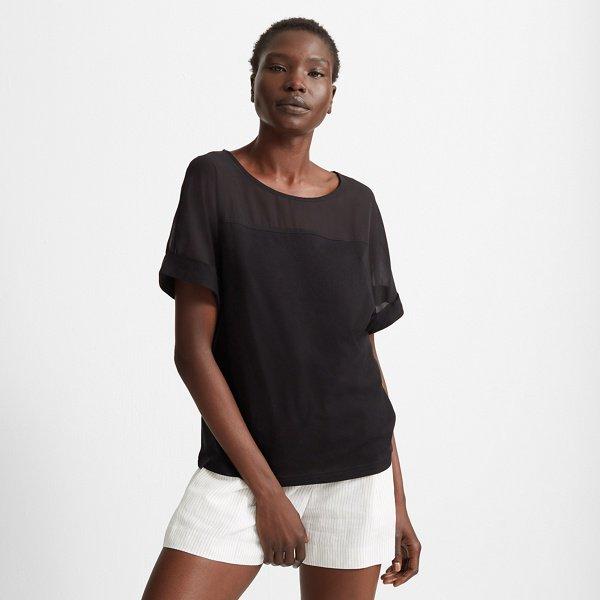 Club Monaco Black Ezrabella Top