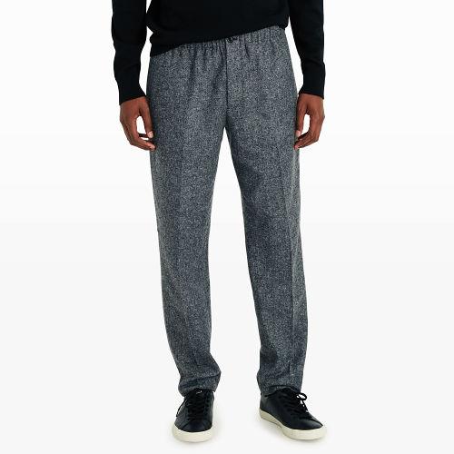 Club Monaco Color Black White Oversized Pull-on Trouser