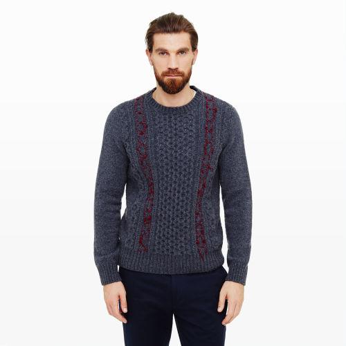 Club Monaco Color Grey Inis Mein Hand Rep Crew