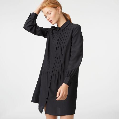 Club Monaco Color Black Honeebee Silk Dress