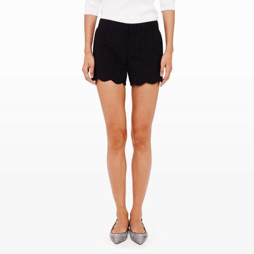 Club Monaco Color Black Amber Polka-dot Shorts