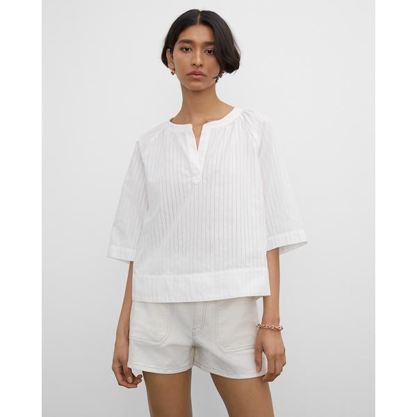 Club Monaco Textured Popover Shirt