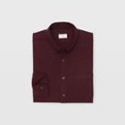 Club Monaco Color Purple Flannel Herringbone Shirt