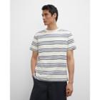 Club Monaco Triple Stripe Crewneck Tee
