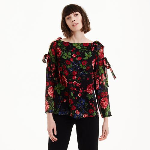 Club Monaco Color Black Dolice Silk Top