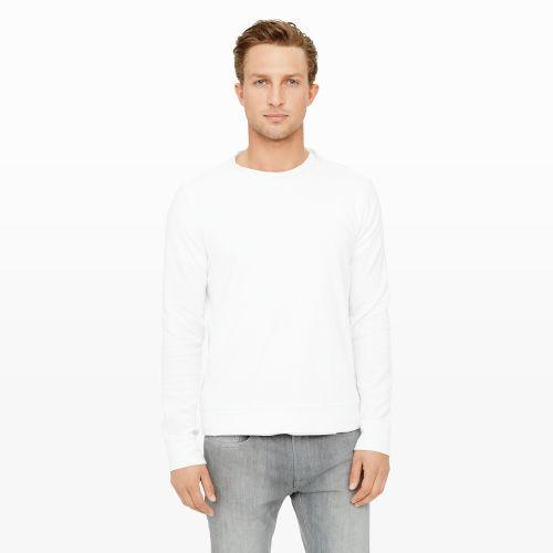 Club Monaco Color White Textured Crew