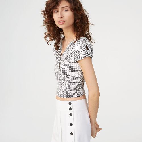 Club Monaco Color Blue Lannah Top