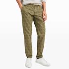 Club Monaco Color Green Romania Floral Connor Chino