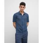 Club Monaco Short Sleeve Mesh Sweater Shirt