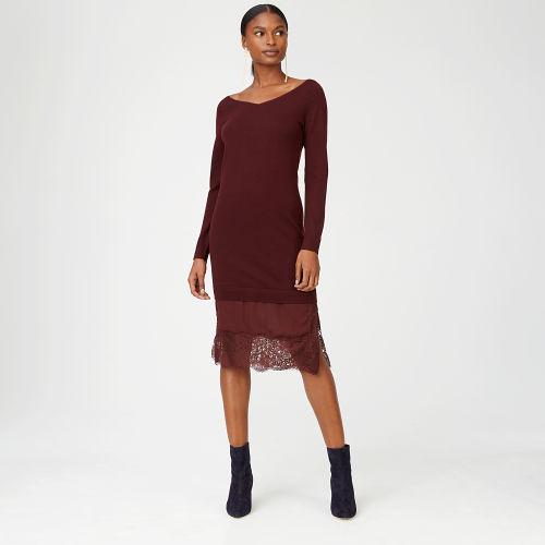 Club Monaco Color Red Tamila Sweater Dress