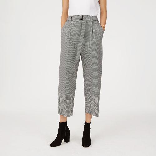 Club Monaco Color Black Heemi Houndstooth Pant
