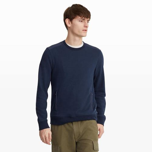 Club Monaco Color Blue Military Sweatshirt