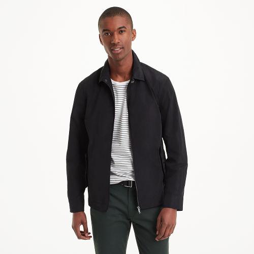 Club Monaco Color Black Tech Zip-up Jacket