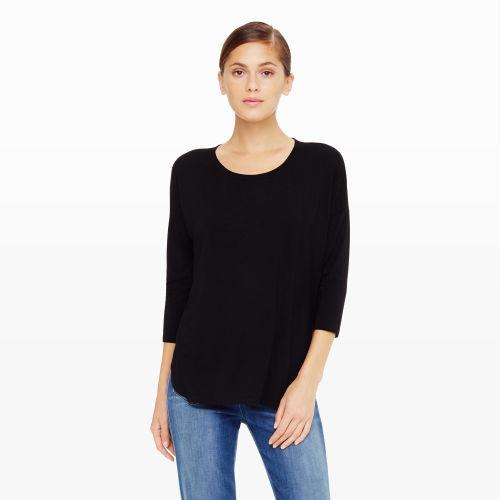 Club Monaco Color Black Renee Top In Size L
