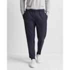 Club Monaco Navy Multi Elasticated Pinstripe Pant