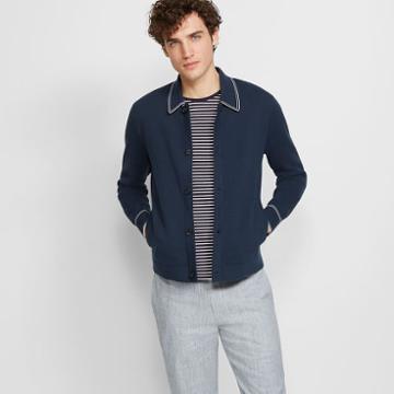 Club Monaco Color Blue Full Milano Jacket