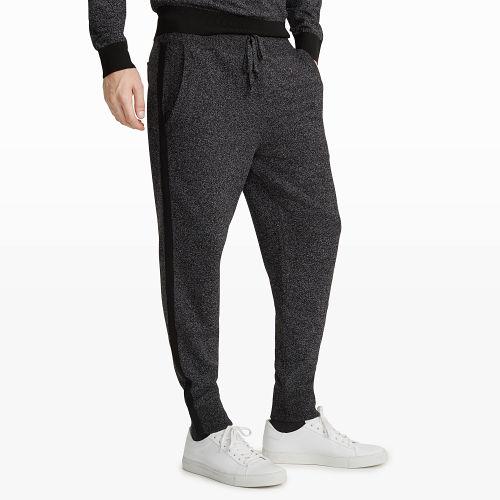 Club Monaco Color Black Milano Trim Sweatpant