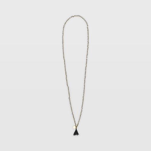 Ib Color Black Long Bibi Necklace