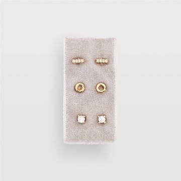 Club Monaco Gold Serefina Bar Stud Card