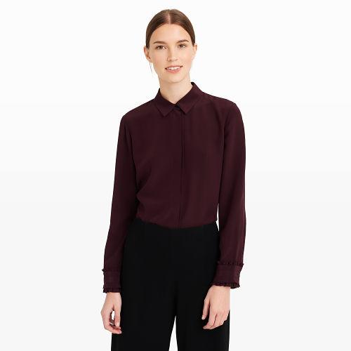 Club Monaco Color Carmine Zaskia Shirt
