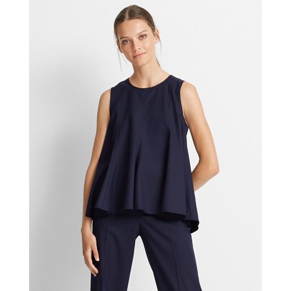 Club Monaco Aegean Blue Flare Tank