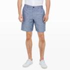 Club Monaco Color Blue 9 Maddox Chambray Dot Shorts
