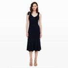 Ib Color Navy Richenda Ribbed Sweater Dress