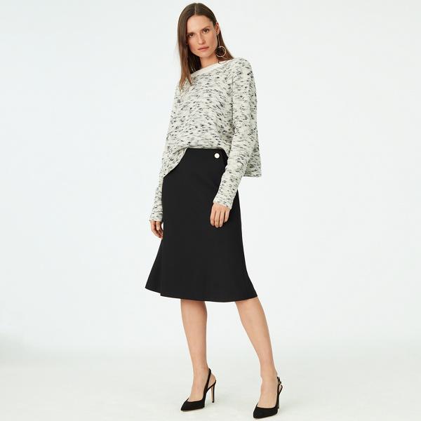 Club Monaco Black Borrem Skirt
