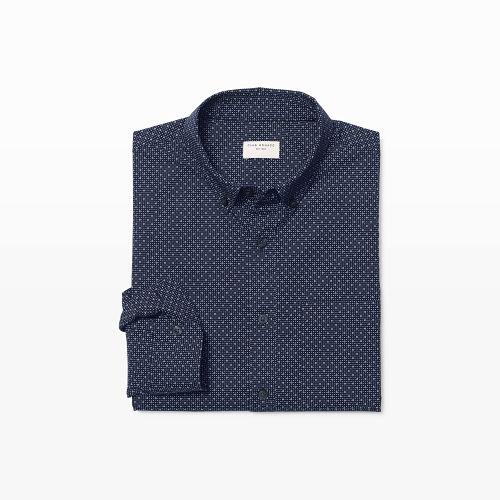 Club Monaco Slim Micro Print Shirt